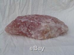 Large natural piece of Rose Quartz, 11.3kg