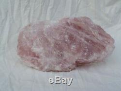 Large natural piece of Rose Quartz, 7.3kg