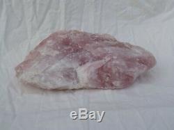 Large natural piece of Rose Quartz, 7.3kg