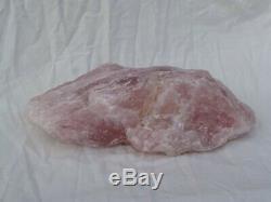 Large natural piece of Rose Quartz, 7.3kg