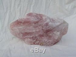 Large natural piece of Rose Quartz, 7.3kg