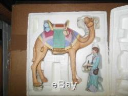Lenox Renaissance Nativity Set 21 Pieces Standing Camel, Creche, Crystal Star