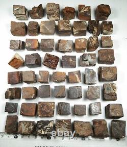 Limonite Large size cubes with nice termination (60 pieces lot)