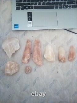 Lot Bundle of Quartz Crystals & Fools gold in there