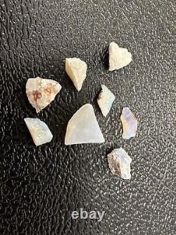 Lot Of Welo Opals Weight 6 Grams (8 Pieces)