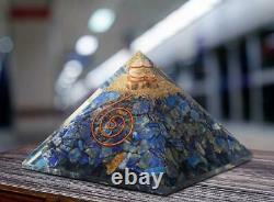 Lot of 10 Piece Lapis Lazuli Orgone Pyramid Vastu Aura Cleansing Emf Protection