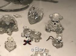 Lot of 12 Swarovski Crystal with 4 Damaged Pieces