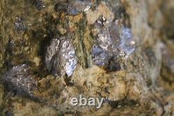 MOLYBDENITE ON MATRIX SPECIMAN DISPLAY PIECE LARGE PIECE 7 pounds OLD STOCK