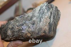 MOLYBDENITE ON MATRIX SPECIMAN DISPLAY PIECE LARGE PIECE 7 pounds OLD STOCK