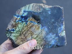 Madagascar Labradorite Natural Crystal Mineral 3 Pieces 2884 Grams Blue Specimen