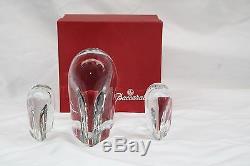 Magnificent Three Piece Collection Of Baccarat Crystal Elephants