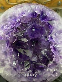 Massive Amethyst Crystal Sphere Statement Piece