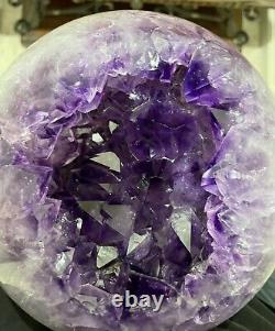 Massive Amethyst Crystal Sphere Statement Piece