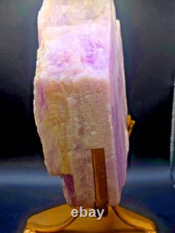 Massive Raw Kunzite Crystal 27,690 Carats Collector's Statement Piece