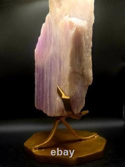 Massive Raw Kunzite Crystal 27,690 Carats Collector's Statement Piece