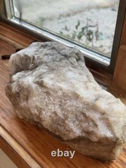 Milky White Quartz Natural Rock. Beautiful Display Piece