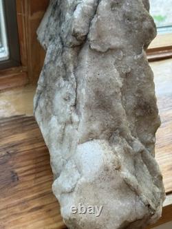 Milky White Quartz Natural Rock. Beautiful Display Piece