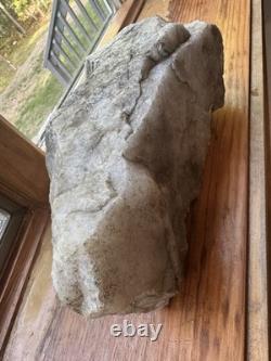 Milky White Quartz Natural Rock. Beautiful Display Piece