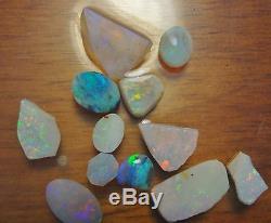 Mintabie Opal Rub Parcel X 29 pieces 70 carat total Needs Cutting Lapidary