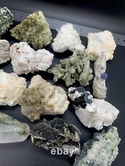 Mix Gemstones Specimens Lot Of 16 Pieces