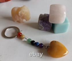 Mixed Bundle of Crystals 18 Pieces Over 1lb