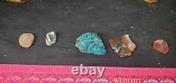 Mixed Lot of Rocks, Stones, Coral and Crystals, others Lot Collection 24 Pieces