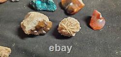 Mixed Lot of Rocks, Stones, Coral and Crystals, others Lot Collection 24 Pieces