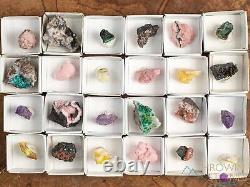 Mixed Raw Crystal Thumbnail Lot 88 pieces Bulk Raw Crystals Stones Set 46683
