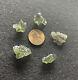 Moldavite Crystal 5 Piece Lot 6.43 Grams 31.7 Ct Total Besednice Regular Grade