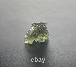 Moldavite Crystal Besednice Regular Grade Mantle Piece 3.55gr/17.75ct Czech