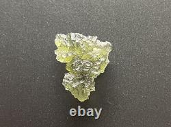 Moldavite Crystal Besednice Regular Grade Mantle Piece 3.55gr/17.75ct Czech