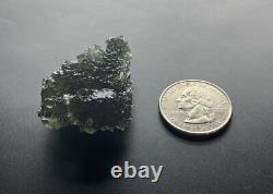 Moldavite Crystal Collectible Piece 16.43 grams 82.15ct Well Textured Locenice