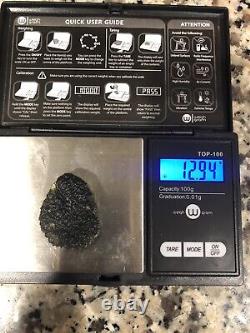 Moldavite Mined Crystal 12.94g Thick Unique Shape Piece Tektite Czech Real Raw