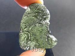 Moldavite Tektite Raw Piece from Czech Republic 1.1 42.9 Carats 8.5 Grams