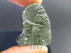 Moldavite Tektite Raw Piece from Czech Republic 1.1 42.9 Carats 8.5 Grams