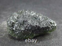 Moldavite Tektite Raw Piece from Czech Republic 1.2 8.91 Grams