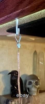 Monumental Natural Quartz Crystal Cluster Hanging Sculpture13.5 Statement Piece Monumental Natural Quartz Crystal Cluster Hanging Sculpture13.5 Statement Piece