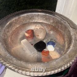 Moon Water Charged Crystals, Stones And A Real Red Ruby. Moon Spell Stones