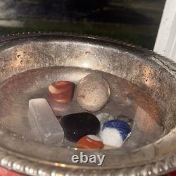 Moon Water Charged Crystals, Stones And A Real Red Ruby. Moon Spell Stones