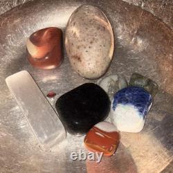 Moon Water Charged Crystals, Stones And A Real Red Ruby. Moon Spell Stones