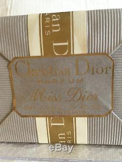 NEW Vintage DIOR MISS DIOR PERFUME PARFUM Baccarat Crystal AMPHORA MUSEUM PIECE