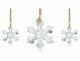 Nib Swarovski Crystal Annual Edition 3-piece Ornament Set 2022 Clear Sku 5634889