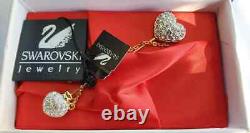 NOS Authentic Swarovski Signature Crystal Necklace Earring Brooch Lot 13 Pieces