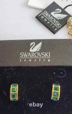 NOS Authentic Swarovski Signature Crystal Necklace Earring Brooch Lot 13 Pieces