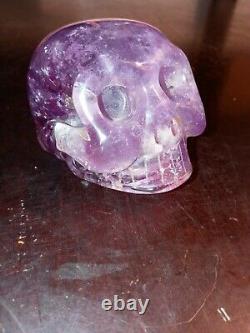 Natural Amethyst Crystal 4.00 Skull 1 LB 12 OZ Magnificent Piece