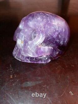 Natural Amethyst Crystal 4.00 Skull 1 LB 12 OZ Magnificent Piece