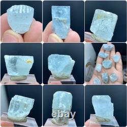 Natural Aquamarine Crystal From Skard 8 Piece