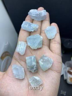 Natural Aquamarine Crystal From Skard 8 Piece