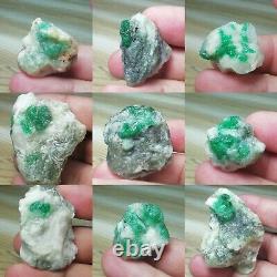 Natural Emerald Specimens. 1365 g, 48 pieces