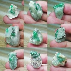 Natural Emerald Specimens. 1365 g, 48 pieces